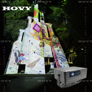 Máy chiếu hologram LCD trong suốt cho công trình công cộng với độ phân giải HDMI 1080p, hệ thống chiếu tương tác ngoài trời di động - Product Image 5