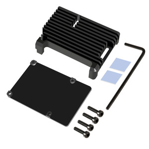 RDS Electronics-Nuevo producto Raspberry <span class=keywords><strong>PI</strong></span> <span class=keywords><strong>4</strong></span> B + Carcasa de aluminio con ventilador y radiador - Product Image 3