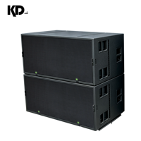 Subwoofer passif professionnel double 18 pouces à aimant néodyme, réponse en fréquence 25Hz-50Hz, 98dB, 1000W, basses puissantes pour clubs et bars