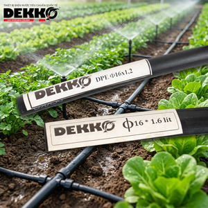 Tubería de Riego Agrícola DEKKO LDPE 16x1.2, Flexible, Negra, Redonda, 2m de Longitud, Estándar ISO/DIN para Riego Agrícola - Product Image 6