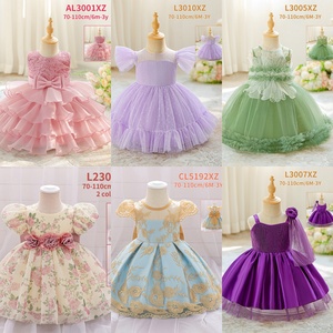 FSMKTZ Nuevo Modelo <span class=keywords><strong>Vestido</strong></span> <span class=keywords><strong>Blanco</strong></span> Bordado para Niña Recién Nacida Bautizo Primera Comunión Cumpleaños Traje Formal <span class=keywords><strong>de</strong></span> Boda para Bebé - Product Image 2