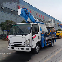 Fabrika Fiyatı I-SU-ZU 16m Platformlu Kamyon |   İnşaat İçin Mobil Kaldırılabilir Çalışma Platformu