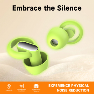 Bouchons d'oreilles réutilisables anti-bruit pour la maison, bloquant la fluorescence - Product Image 2