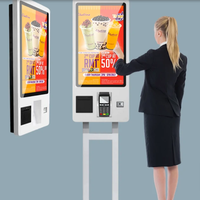 Kiosque interactif mural de 21,5 pouces avec scanner, caméra, imprimante et NFC, prix direct d'usine MASUNG, commande en gros, personnalisable