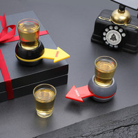 Nouveau jeu de roulette russe explosive avec fustes de fléchettes et pénalités, jeu de table rotatif durable pour bars