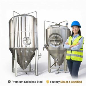 300L 500L 1000L Home Brew Beer Fermentation Tank Conical Fermenter Stainless Steel Brewing Equipment Commercial Kettle - Product Image 3