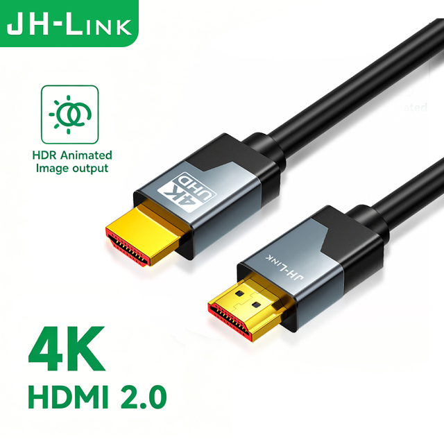 High quality 4K HDMI cable with high-definition 4K factory supply, gold-plated support for 3D Kabel Hdmi male to male 2.0