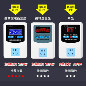 Contrôleur de température numérique intelligent Kl Wks Lcd 220v 15a pour CVC avec sonde et interrupteur - Product Image 5