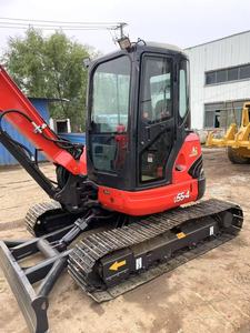 Mini pelle Kubota U55 d'occasion avec pouce hydraulique, 5,5 tonnes, haute qualité, d'origine, certifiée CE - Product Image 4