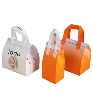 Высококачественная водонепроницаемая термосумка для доставки еды на вынос из нетканого материала с логотипом, на заказ, разных размеров - Product Image 1