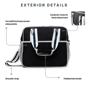 New Trendy Large Capacity Tote Bag Sports Pickleball Bag Custom Logo Durable Pickleball Paddle Bag