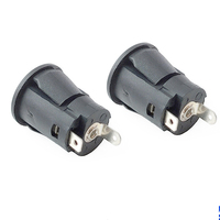DC-022E 5525 5521 Snap-In DC Socket Power Jack Barrel Connecteur d'alimentation Montage sur panneau 2A Courant nominal Matériel de contact en laiton