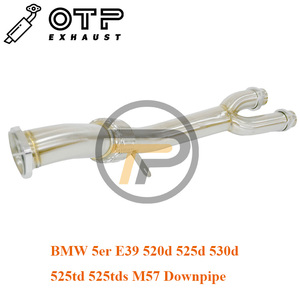 Tuyau d'échappement OTP pour BM 5er E39 520d 525d 530d <span class=keywords><strong>525td</strong></span> 525tds M57 tuyau de descente haute Performance SUS304 en acier inoxydable - Product Image 4