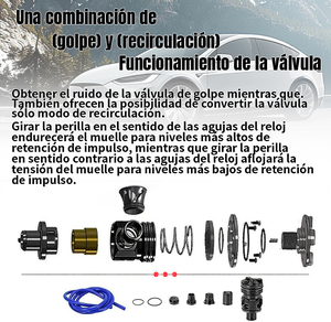 Confezione originale valvola di scarico in lega di alluminio S deviatore Turbo BOV Boost per <span class=keywords><strong>Volkswagen</strong></span> GTI Jetta Audi 1.8T 2.7T - Product Image 4