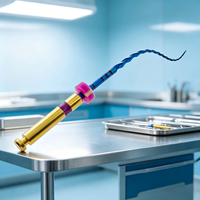 Instruments dentaires rotatifs manuels/électriques Niti bleus de haute qualité JinJiang Dentistry – Super lime endodontique durable en métal CE ISO