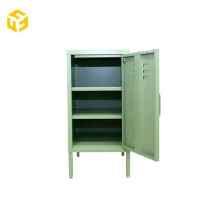 客厅钢制储物柜金属单门衣柜儿童房玩具衣服收纳柜 - Product Image 3