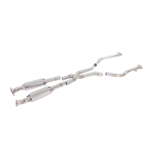 <span class=keywords><strong>GFC</strong></span> es Apto para Lexus IS500 GSF RCF 5.0L IS350 3.5L, Sección Media de Escape Catback de Aleación de Titanio con Tubo Resonador - Product Image 2