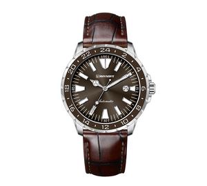 Montre de plongée automatique Miyota 9015, boîtier en acier inoxydable argenté, lunette noire, aiguilles luminescentes bleues, noires et vertes, cadran BGW9&C3, 300m. - Product Image 3