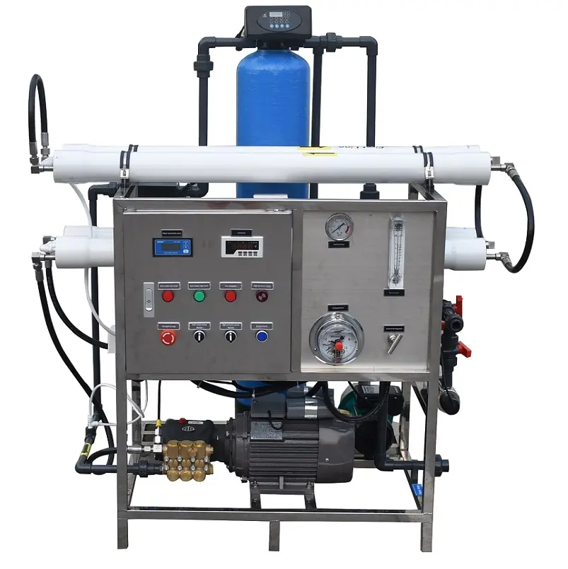 RO nước biển thẩm thấu ngược khử Muối thiết bị nước uống lưu trữ bể Hệ thống lọc tự động rửa ngược cát Lọc