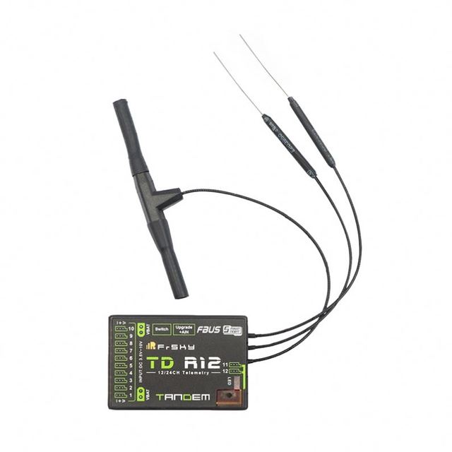 MLK FrSky TD R12 Receiver 12chnanel with PWM SBUS FBUS or S.Port 2.4Ghz 900Mhz Receiver