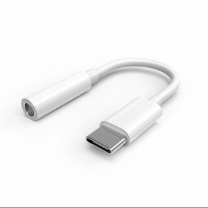 อะแดปเตอร์หูฟังชนิด C เป็น3.5มม. อะแดปเตอร์แปลงสัญญาณเสียง USB Type C เป็น AUX อะแดปเตอร์สายเคเบิลดองเกิล