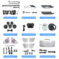 Ensemble complet W247 64 couleurs Kit de lumière ambiante de voiture Turbine lumineuse évent pour Mercedes Benz classe B/GLA W247 H247