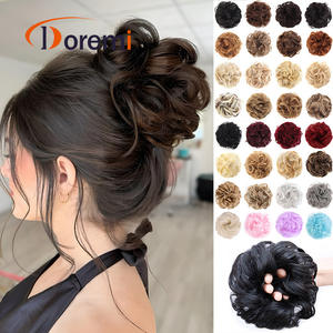 วิกผมทรงบันสำหรับผู้หญิง Doremi ผมไหมทนความร้อนสูงแบบลอน ต่อผมแบบไม่ต้องใช้กาว สำหรับสวมใส่ทุกวันและงานต่างๆ - Product Image 1