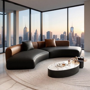 Ensemble de canapés de <span class=keywords><strong>bureau</strong></span> en cuir de style italien avec un design moderne pour le <span class=keywords><strong>bureau</strong></span> à domicile et l'utilisation commerciale - Product Image 1