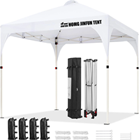 Tente Pop-Up 10x10 avec Ventilation, Installation Facile, Abri Solaire Instantané, Portable, pour Événements Commerciaux, Fêtes, Plage, Camping en Plein Air