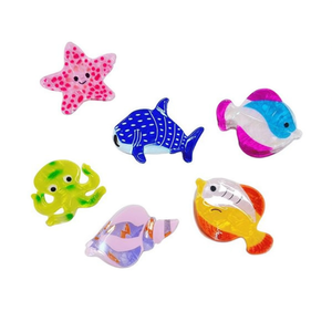 Clip per capelli Ocean Series da 7 cm per bambini e donne, grazioso design a forma di animale marino - Product Image 1