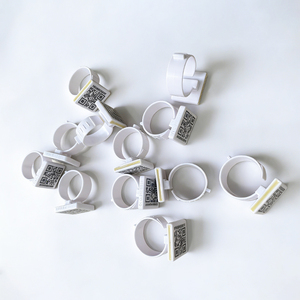 EM4305 125kHz LF 10-cijferige, eenmalig te gebruiken, fraudebestendige, instelbare RFID-minitags, waterdichte elektronische voetringen voor pluimvee - Product Image 4