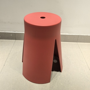 Taburete Apilable Otomano de Plástico PP Gris - Product Image 4