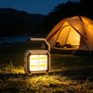 Lámpara de Trabajo LED COB Recargable por USB, Linterna de Emergencia Portátil con Asa para Exteriores - Product Image 3