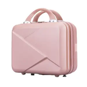 Dynamics make up bag luggage trolley women travel colorful Zipper Waterproof printing cosmetic bag