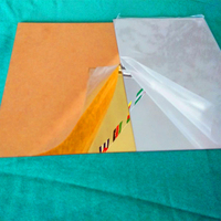 4x8ft 6x8ft 1mm 2mm Laser Cut Gravé Pieds Or Miroir s Feuille Acrylique