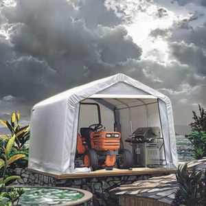 Auvent et abri de voiture personnalisés en PE écologique, épaisseur 1-3/8 pouces, avec structure en acier traité thermiquement pour garages - Product Image 2