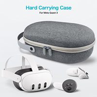 Étui de transport pour Meta Quest 3S/Quest 3/Quest 2, compatible avec BOBOVR/Kiwi Design/Sangle de tête officielle