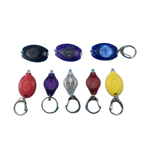 Accessoires de porte-clés en plastique écologiques, mini-lampes LED, lampes de poche compactes pour l'extérieur, indice de protection IP20 - Product Image 1