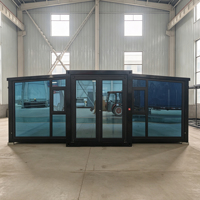 Maison conteneur préfabriquée extensible de 20 pieds à prix abordable, 2-3 chambres, villa écologique et bureau, fabriquée en Chine
