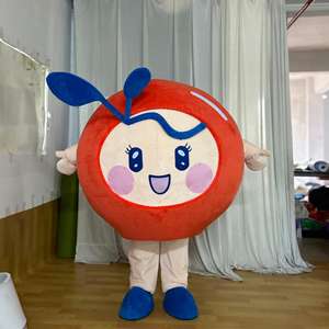 MOQ 1 шт. Заводская оптовая цена на заказ плюшевый яблочный фруктовый мультяшный персонаж костюмы для прогулок рекламный костюм талисмана для взрослых - Product Image 2