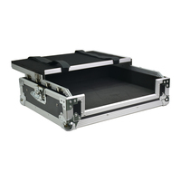 Valise DJ en aluminium avec logo personnalisé, double fonction push-pull, boîtier métallique portable pour contrôleurs numériques antichoc EVA OEM ODM