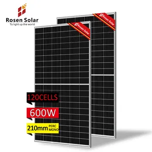 tata solar panel 600w half cut high performance high efficiency 120 cells home use rooftop