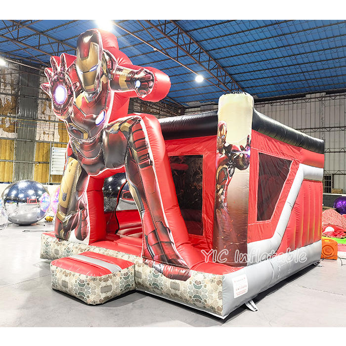 Wholesale Commercial Grade Boy Theme Inflatable Iron Man Bounce House ...