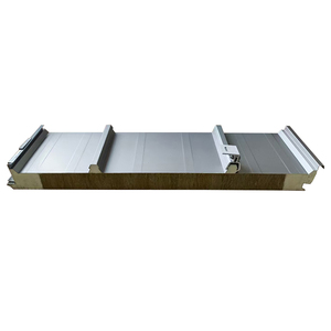 <span class=keywords><strong>Panel</strong></span> Sándwich de Lana de Roca Moderno Personalizado para Techos, Tejas Metálicas, <span class=keywords><strong>Panel</strong></span> de Pared de Aluminio Ignífugo, Aplicación Ecológica para Talleres - Product Image 1