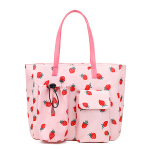 2025 été nouveau haute qualité Oxford matériel papillon fraise école sac fourre-tout grande capacité mignon simple sangle sac à bandoulière - Product Image 1