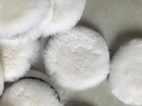 3 pouces-7 pouces Tampons de polissage en laine de qualité supérieure Tampons de polissage pour voiture Accessoires de lavage automobile Disque de détail en feutre de laine