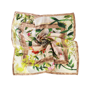 2026 SIlk &amp; Cotton Blend Floral <strong>Pattern</strong> Customized Printed Silk <strong>Shawl</strong> - Product Image 2
