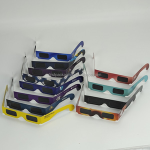 Lunettes de <span class=keywords><strong>soleil</strong></span> Solar <span class=keywords><strong>Eclipse</strong></span> à vue directe Couleur aléatoire Papier 3D Ombre de sécurité Anti-UV Yeux de protection Rayons de <span class=keywords><strong>soleil</strong></span> Produit matériel VR - Product Image 5