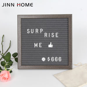 Tablero de <span class=keywords><strong>letras</strong></span> cambiable gris fieltro madera 10X10 roble al por mayor <span class=keywords><strong>con</strong></span> soporte triangular madera 340 <span class=keywords><strong>letras</strong></span> <span class=keywords><strong>Emojis</strong></span> - Product Image 6