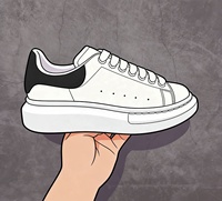 Sneakers de luxe 2026, dessus en cuir véritable, cuir de vachette, chaussures de luxe
